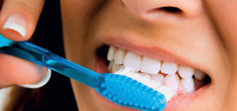 brushing teeth