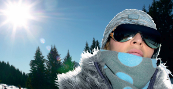 wearing sunglasses